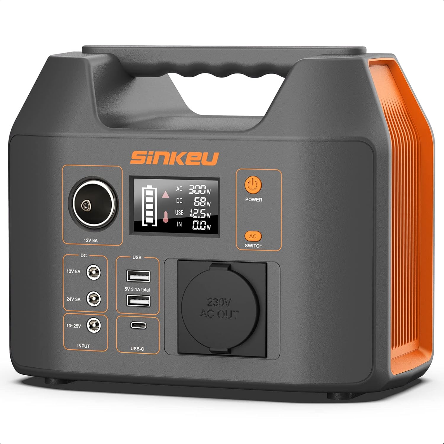 SinKeu Tragbare Powerstation 296WH 300W